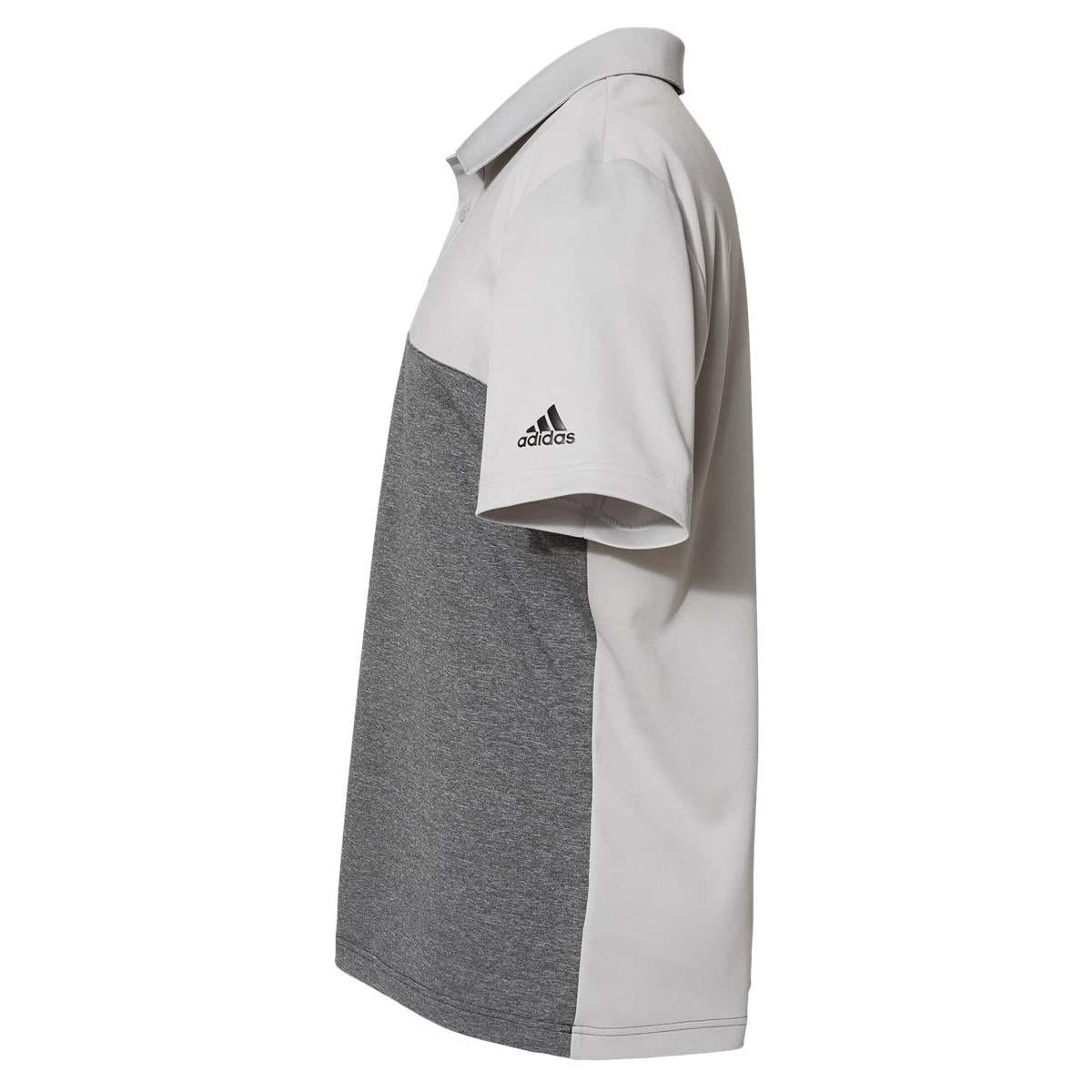 Grey Heather Polo Shirt - Adidas - Modern Fit