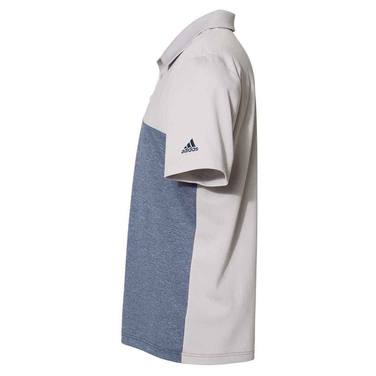Grey Heather Polo Shirt - Adidas - Modern Fit