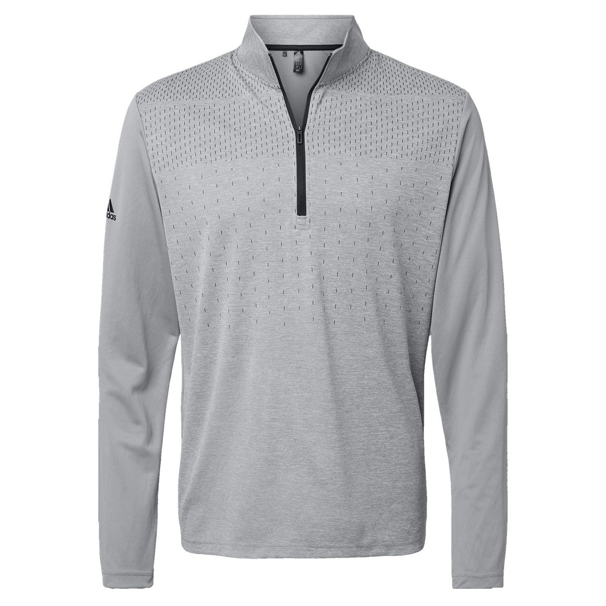 Grey Sweatshirt - Adidas - Moisture-Wicking Fabric