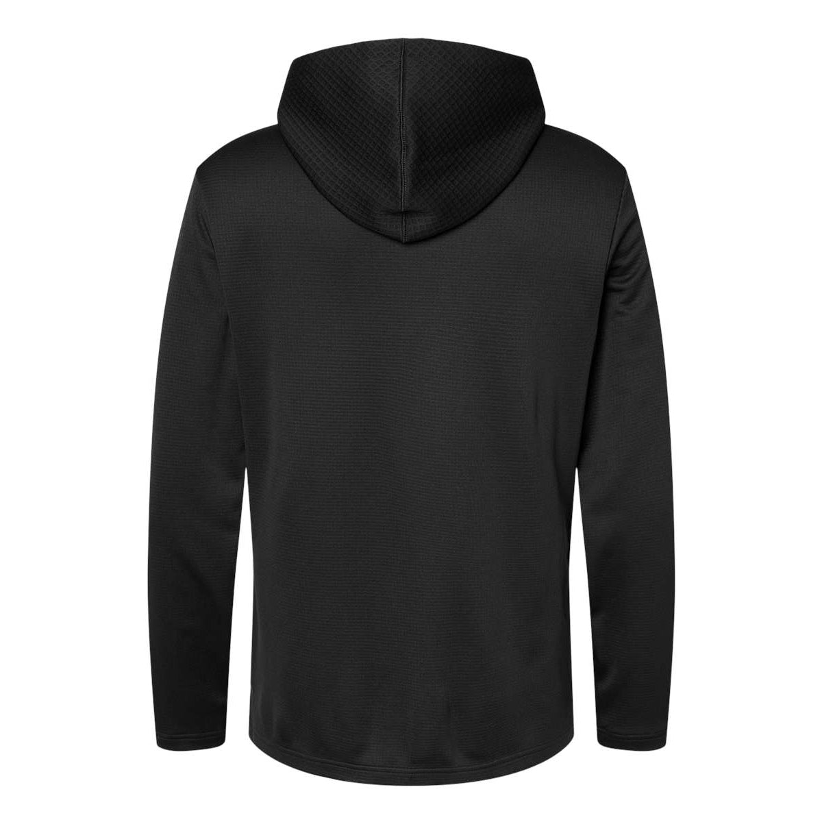 Black Sweatshirts - Adidas - Textured Hoodie Design