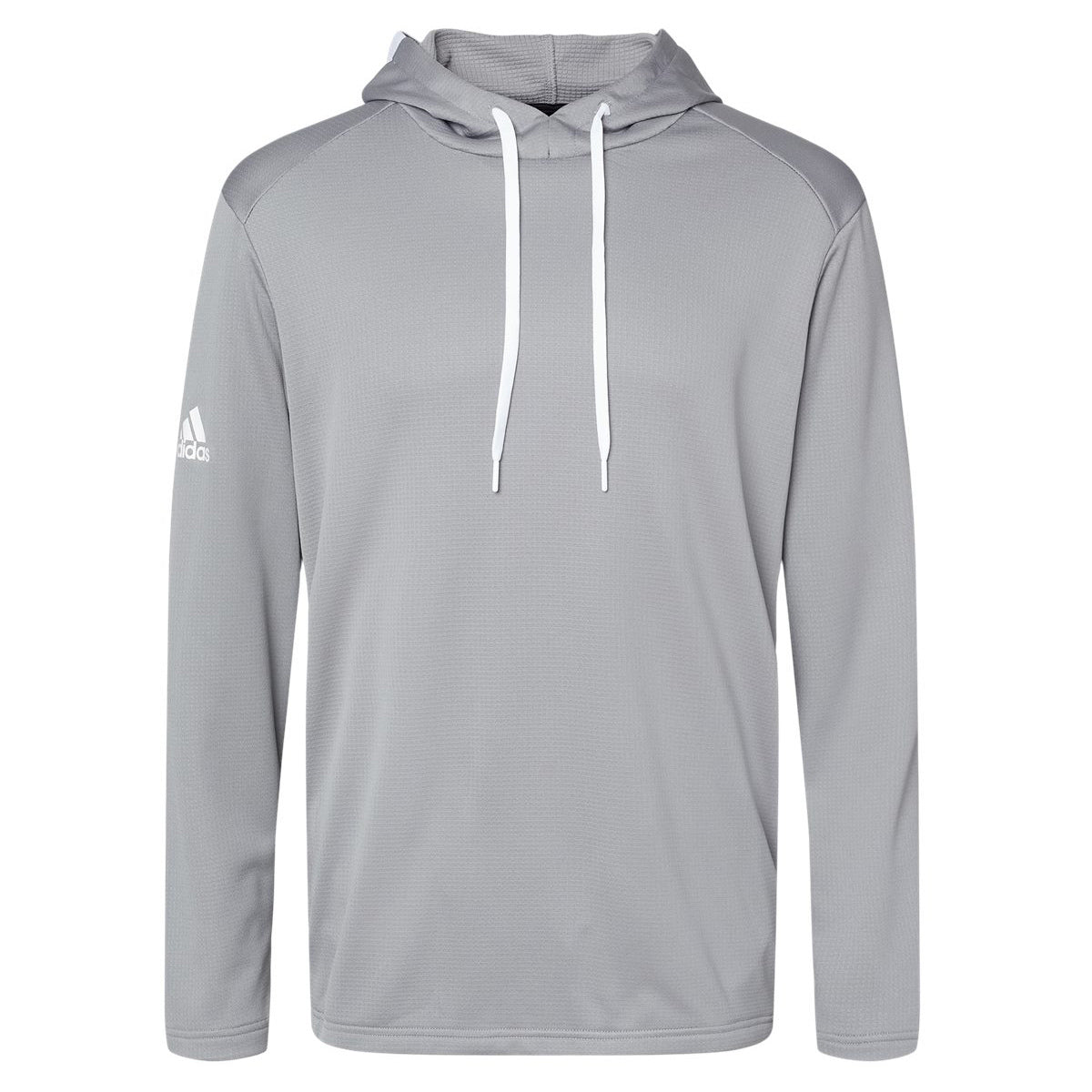 Black Sweatshirts - Adidas - Textured Hoodie Design