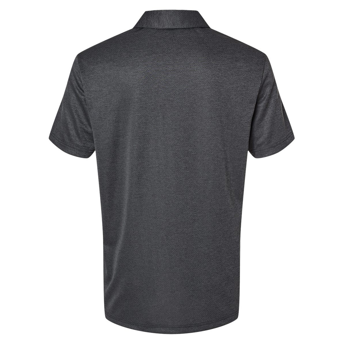 Black Melange Polo - Adidas - Eco-Friendly Fabric