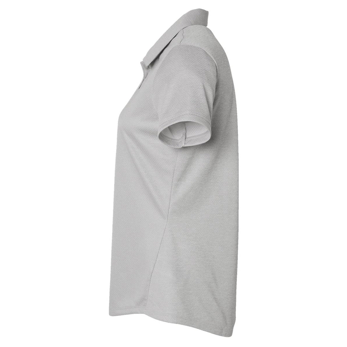 Black Melange Polo Shirt - Adidas - Eco-Friendly Fabric