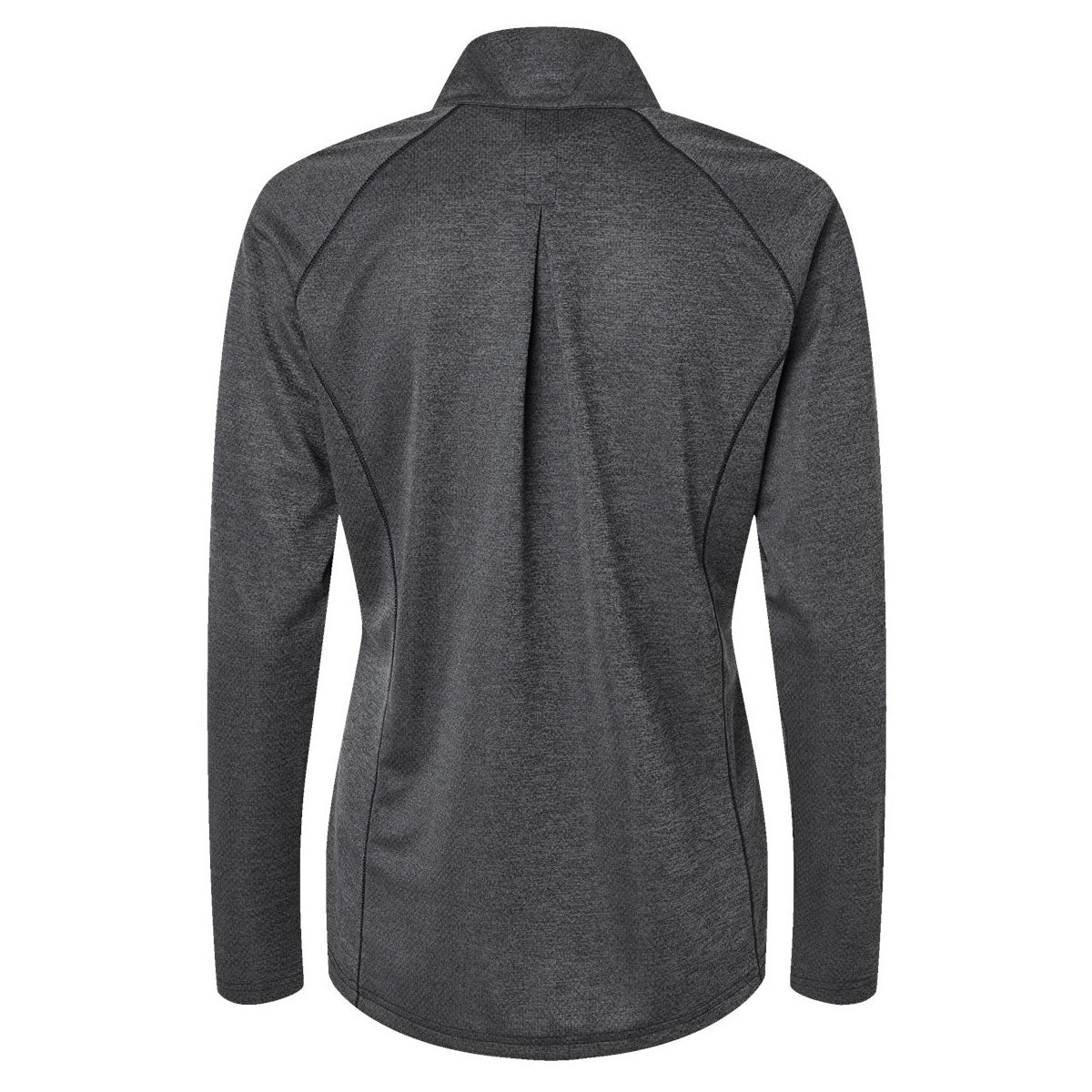 Black Melange Sweatshirt - Adidas - Stylish Zip Up