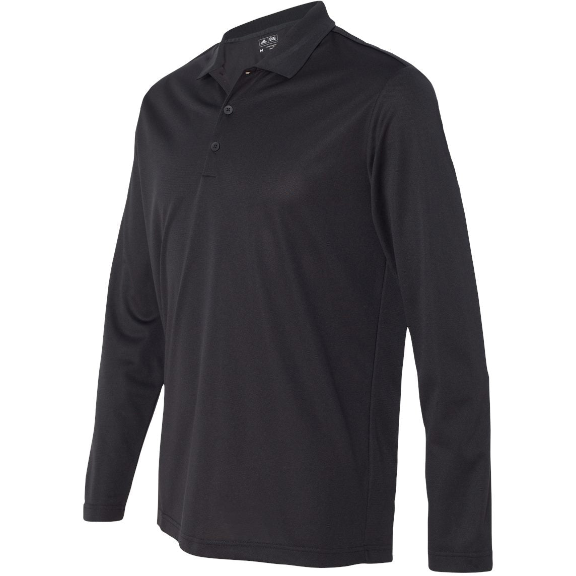 Black/White Polo Shirt - Adidas - Lightweight Design