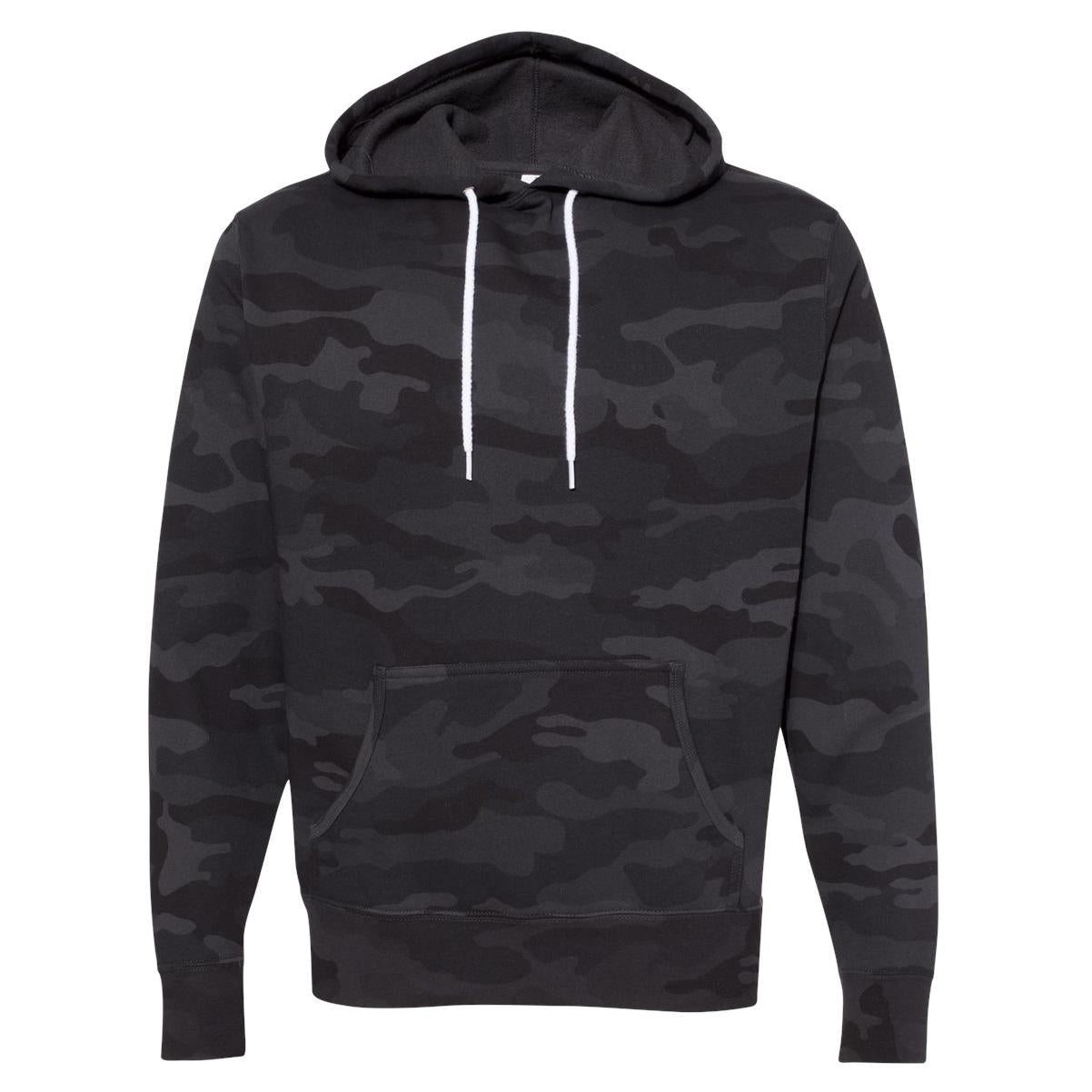 Black Camo Sweatshirts - Independent Trading Co - Lightweight