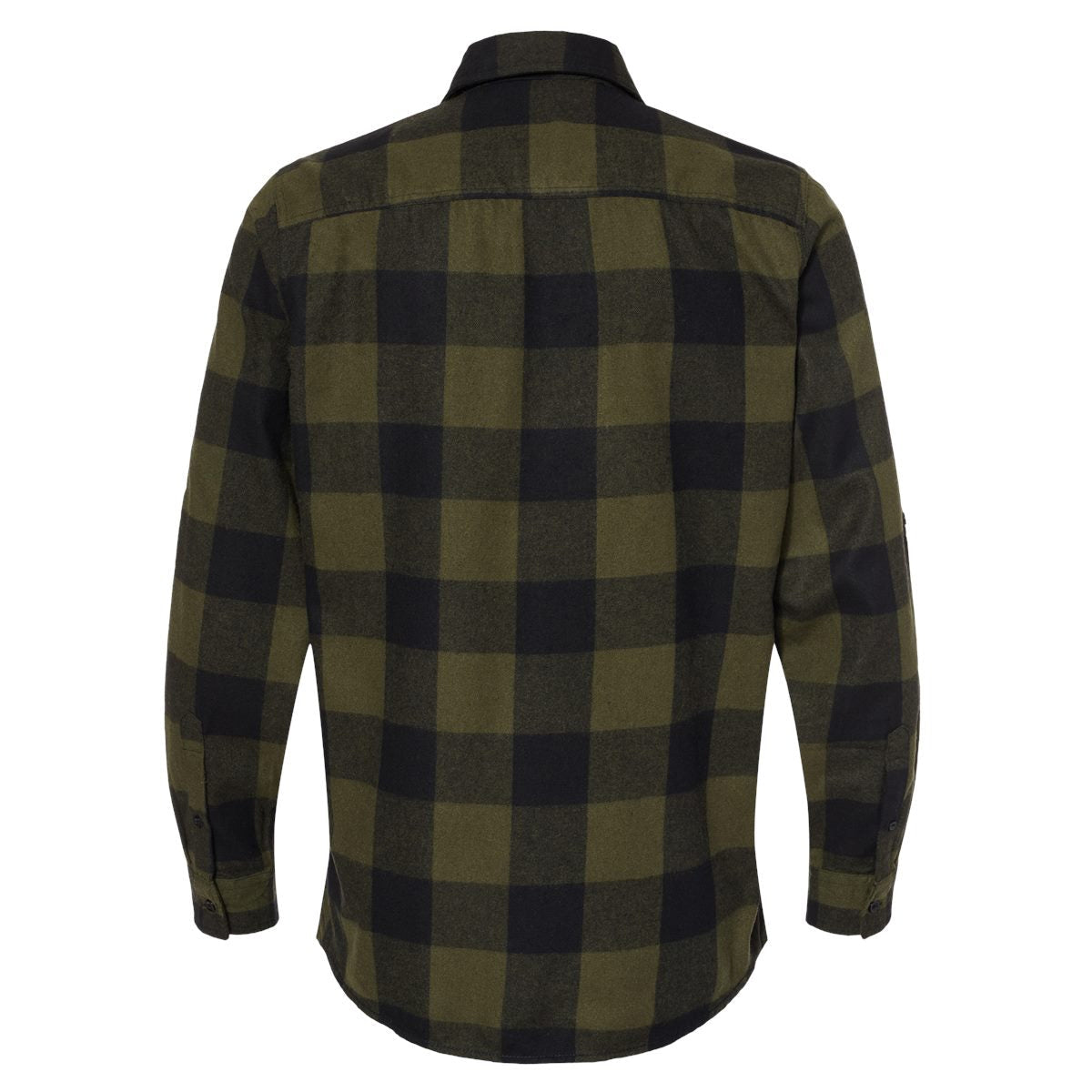 Black/Grey Flannel Shirt - Burnside - Stylish Design