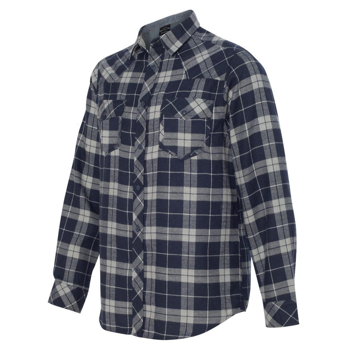 Black/Grey Flannel Shirt - Burnside - Stylish Design