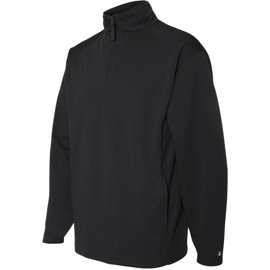 Black Sweatshirts - Badger Sport - Fleece Quarter-Zip
