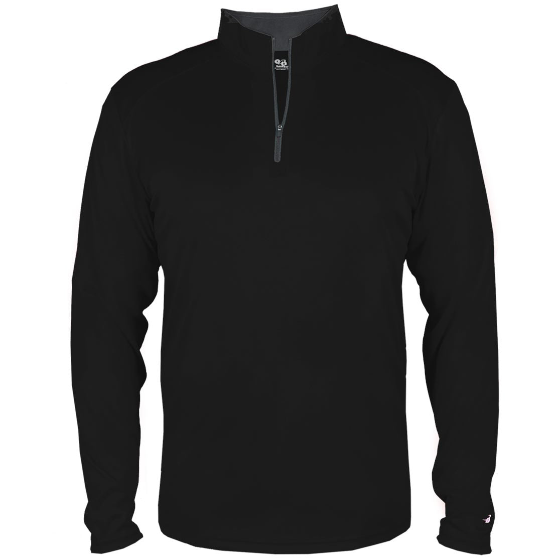 White/Graphite Sweatshirt - Badger Sport - Moisture-Wicking