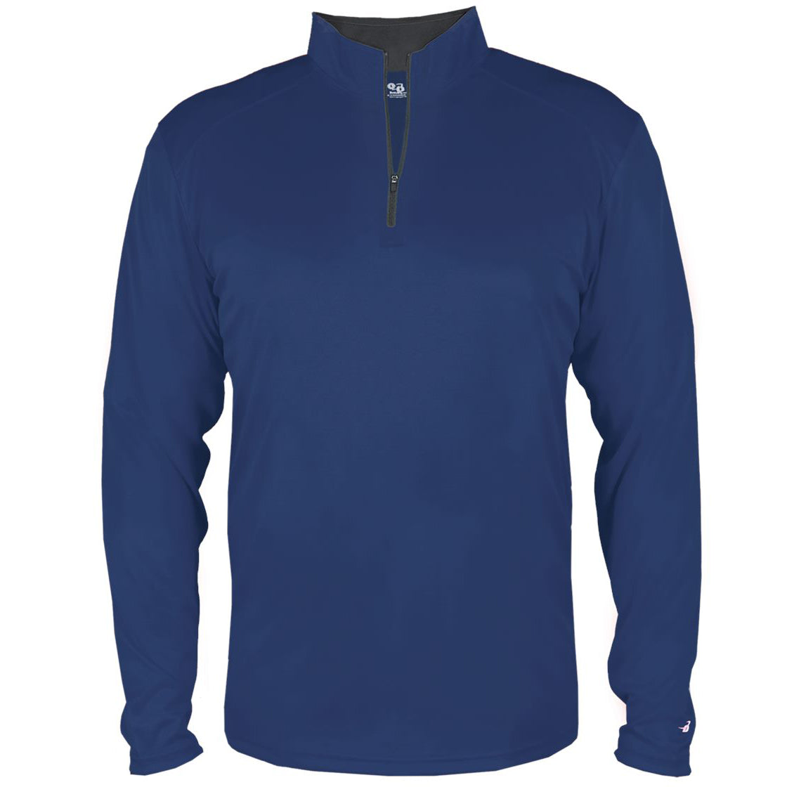 White/Graphite Sweatshirt - Badger Sport - Moisture-Wicking