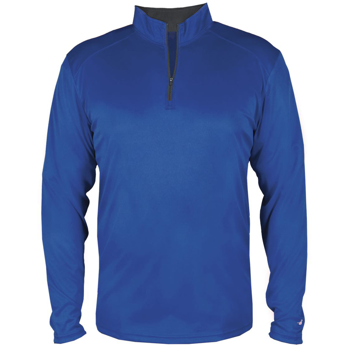 White/Graphite Sweatshirt - Badger Sport - Moisture-Wicking