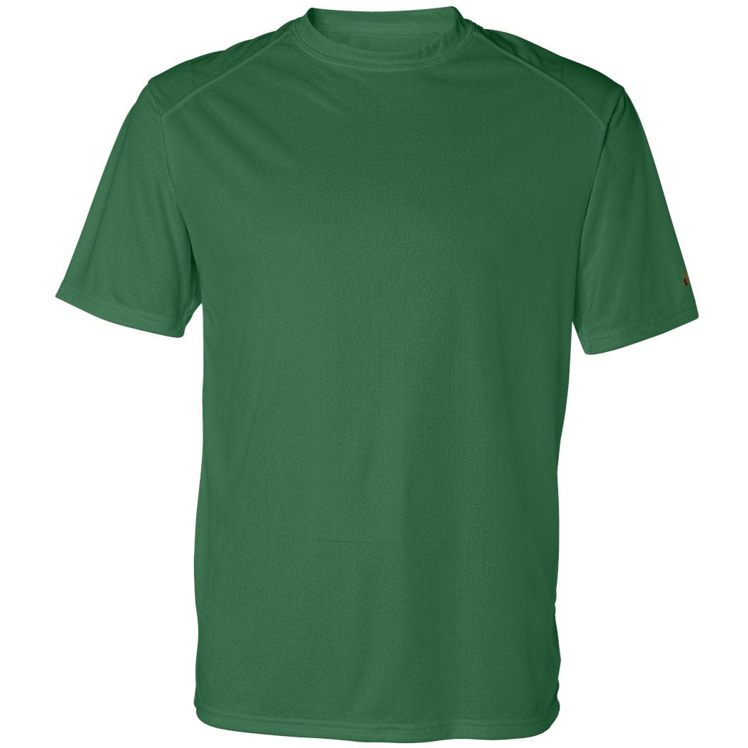 White T-Shirts - Badger Sport - Performance Fabric