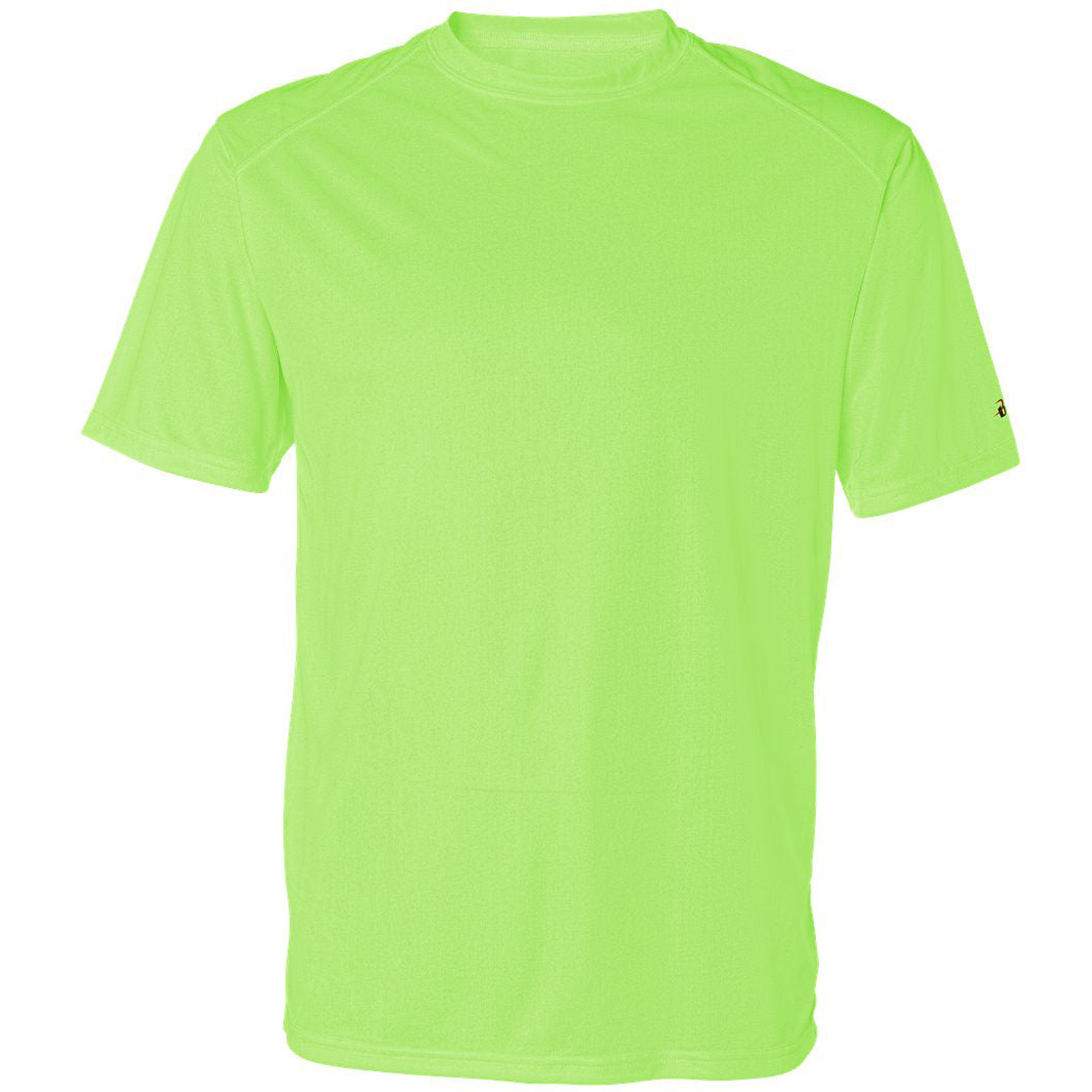 White T-Shirts - Badger Sport - Performance Fabric