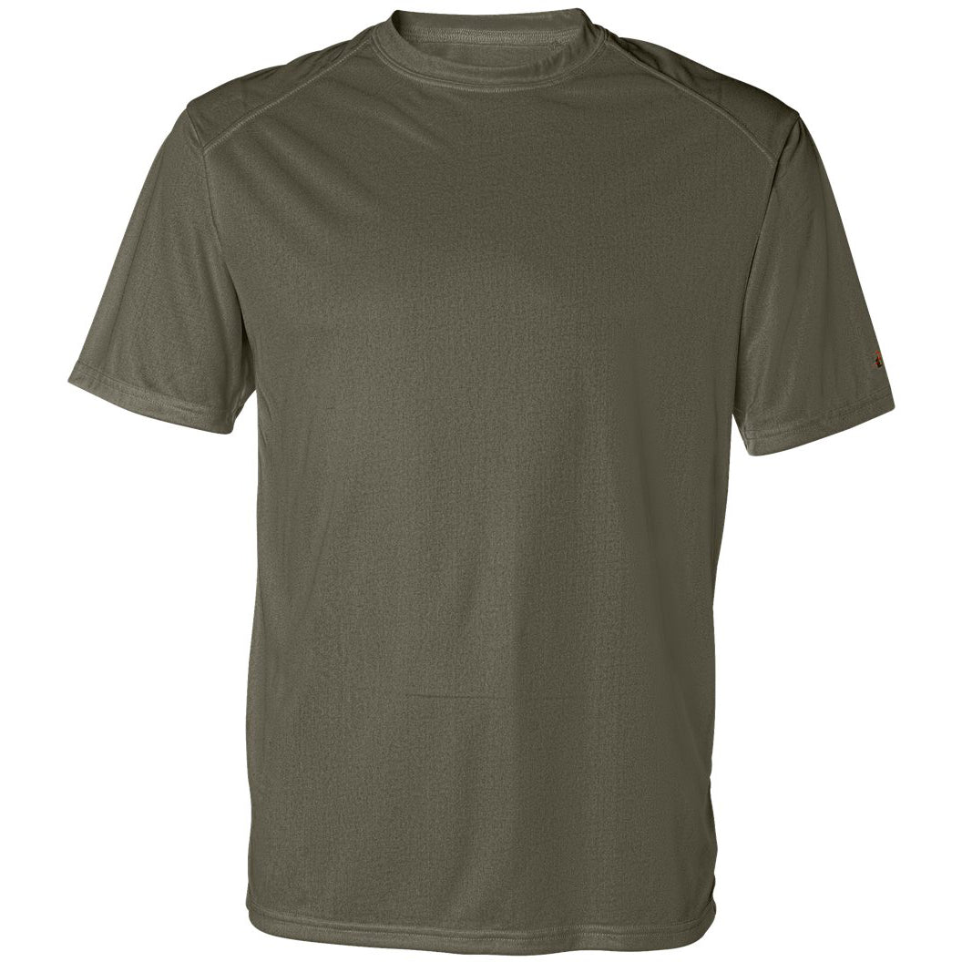 White T-Shirts - Badger Sport - Performance Fabric