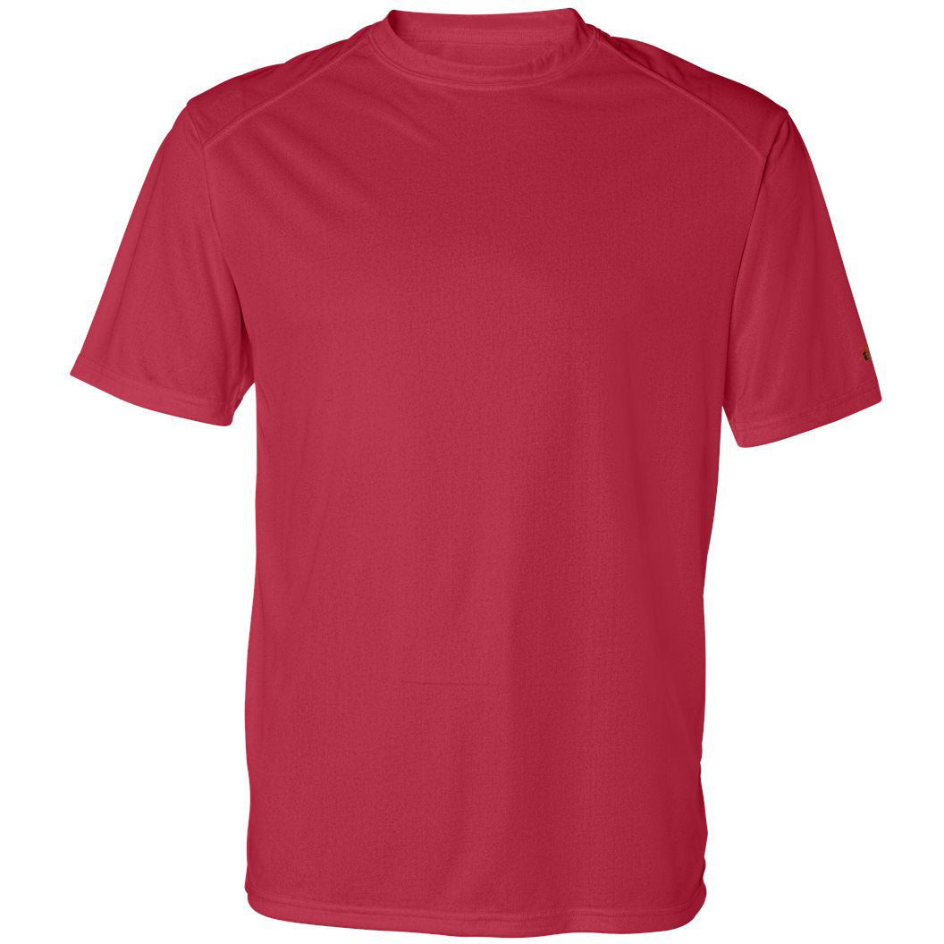 White T-Shirts - Badger Sport - Performance Fabric