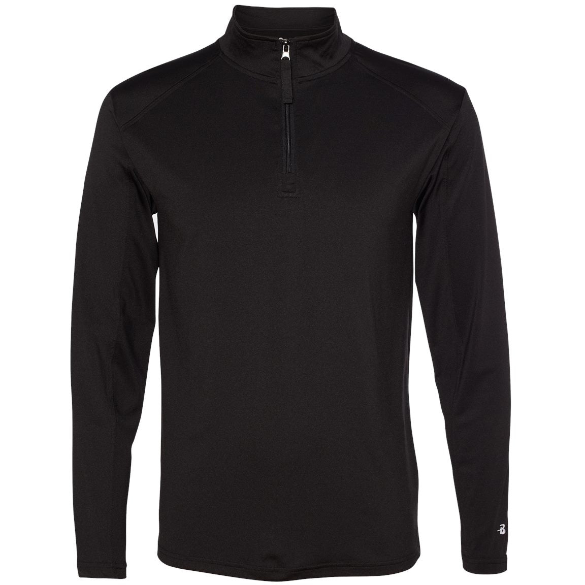 Black Lightweight Sweatshirt - Badger Sport - Moisture-Wicking