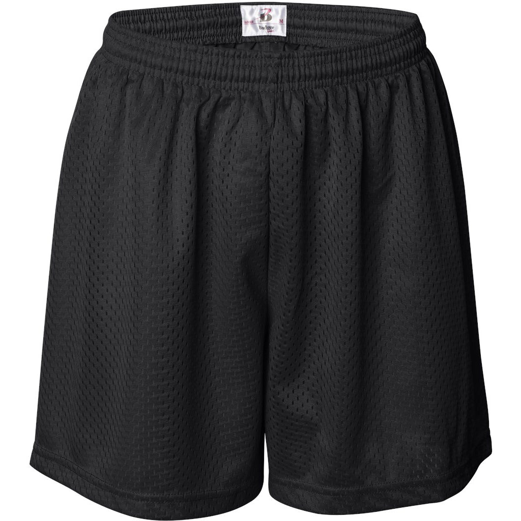 Black Athletic Shorts - Badger Sport - Breathable Design