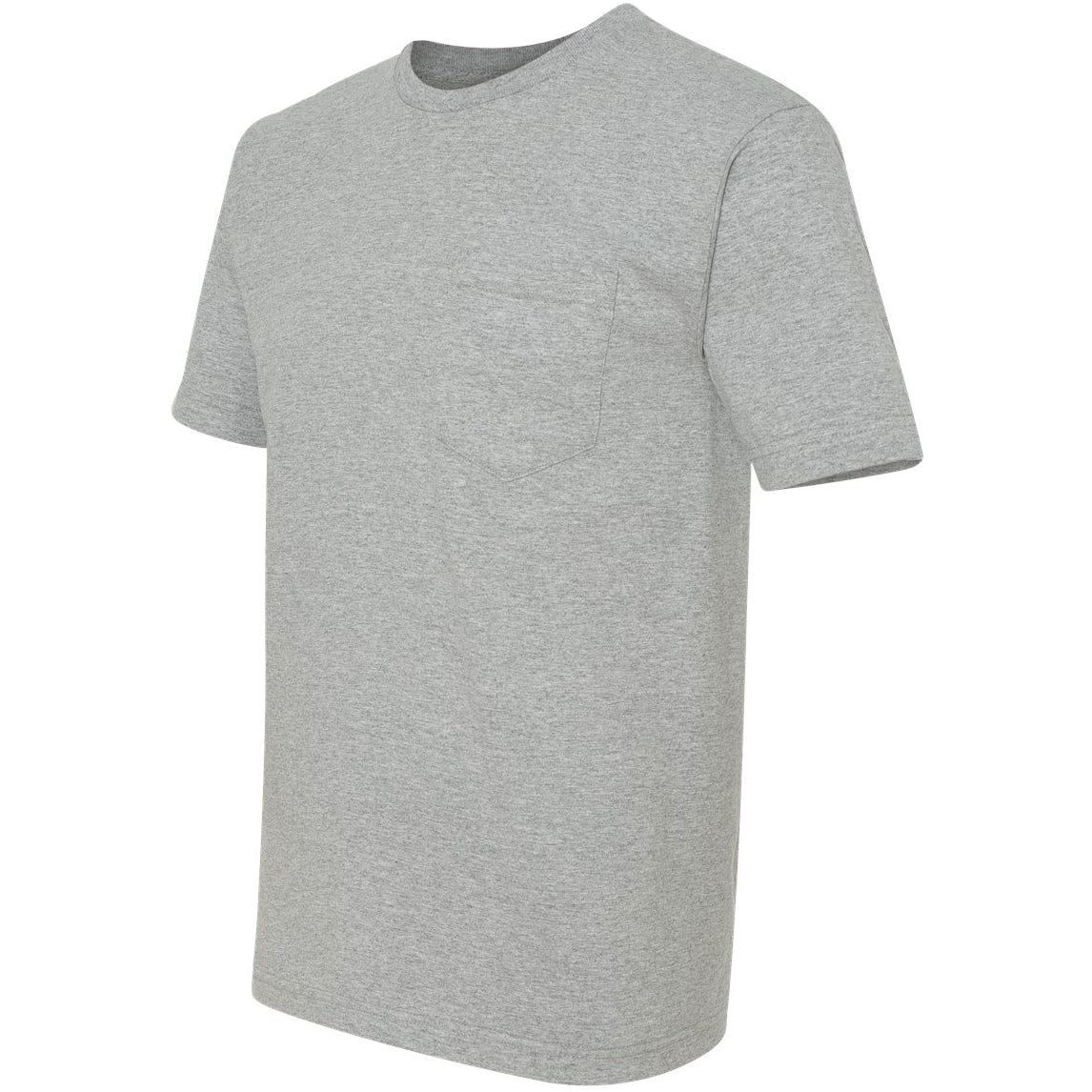 Black T-Shirts - Bayside - Soft Cotton Crew Neck