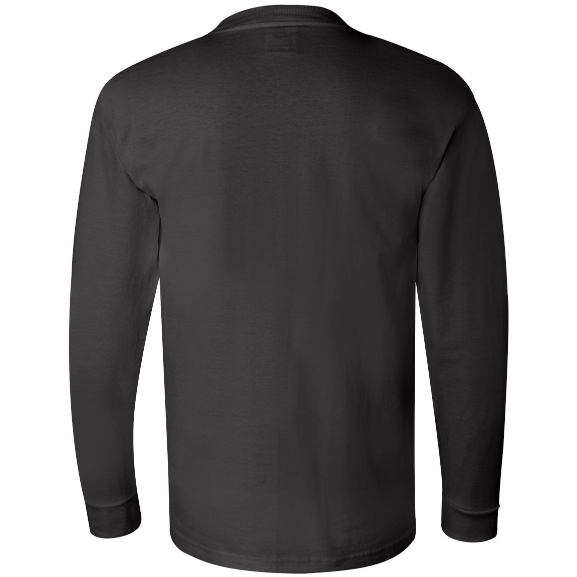 Black Long Sleeve T-Shirt - Bayside - Soft Cotton