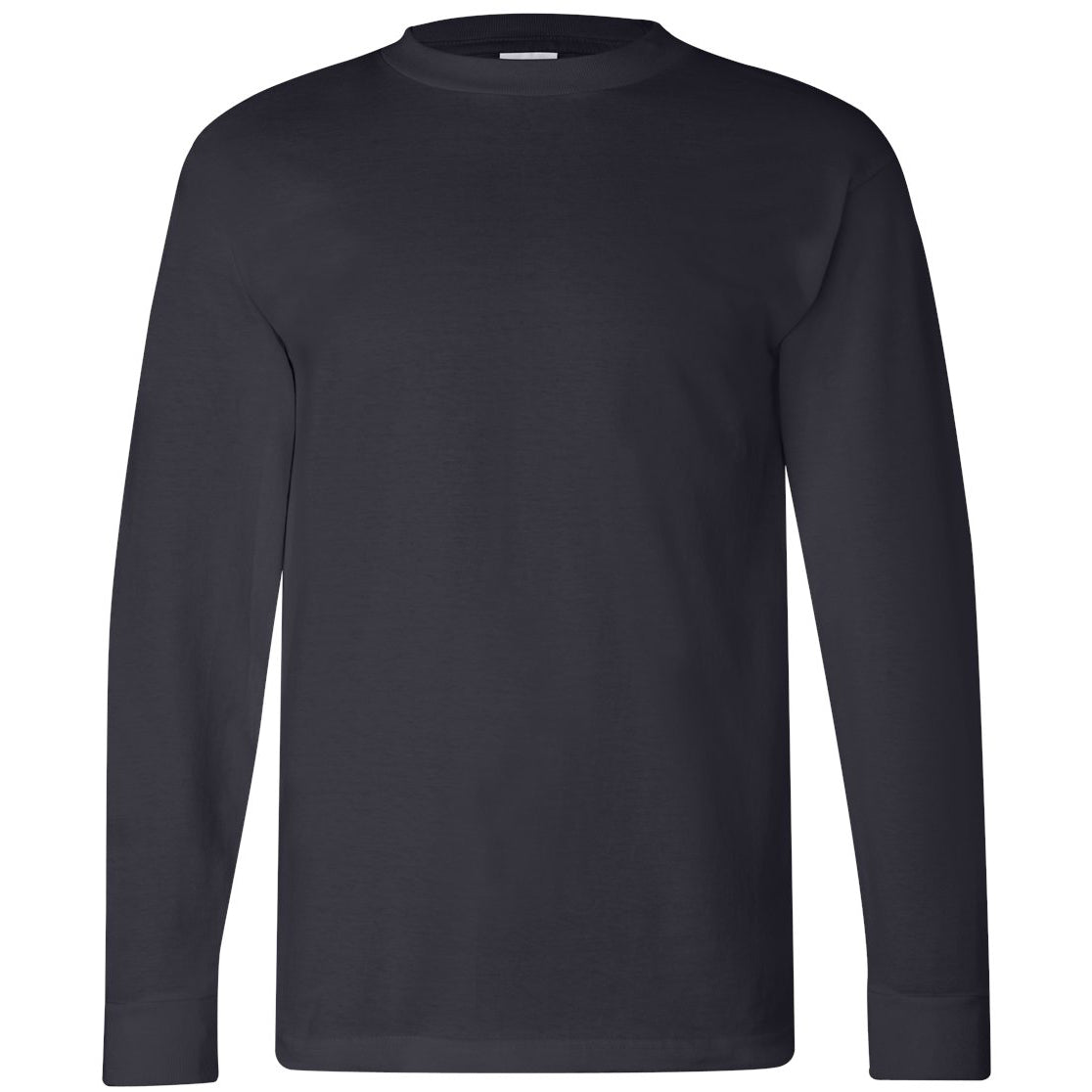 Black Long Sleeve T-Shirt - Bayside - Soft Cotton