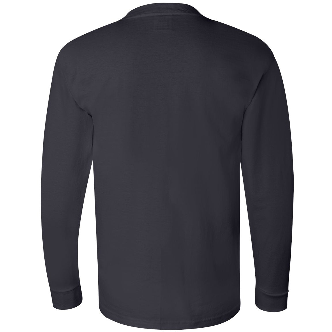 Black Long Sleeve T-Shirt - Bayside - Soft Cotton