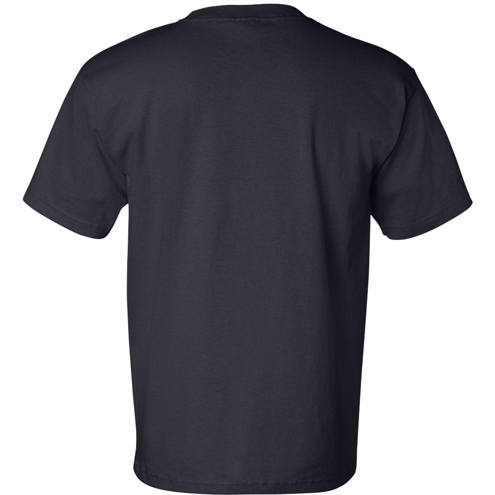 Black Pocket T-Shirt - Bayside - Comfortable Cotton