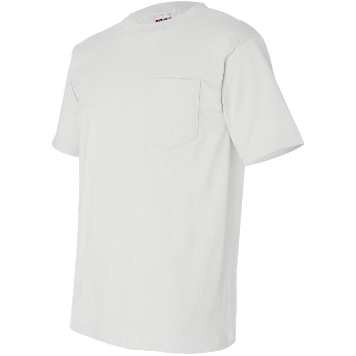 Black Pocket T-Shirt - Bayside - Comfortable Cotton