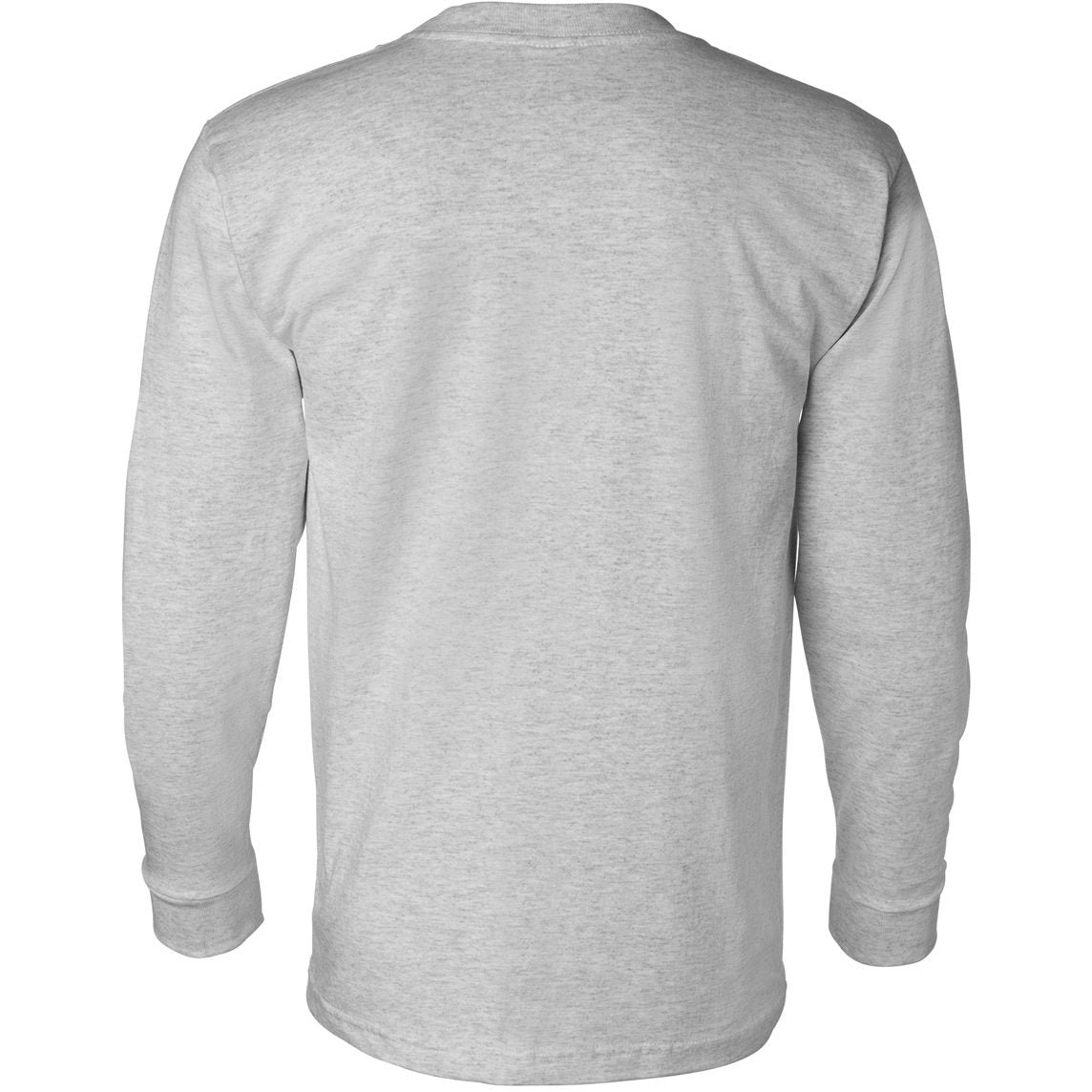 Black Long Sleeve T-Shirt - Bayside - Pocket Design