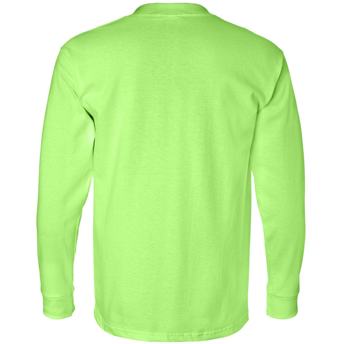 Black Long Sleeve T-Shirt - Bayside - Pocket Design