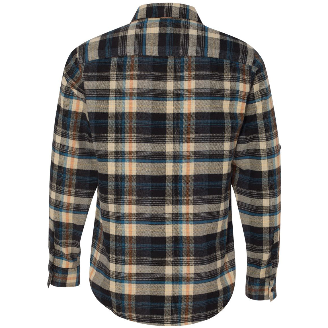 Black/Grey Flannel Shirt - Burnside - Stylish Design