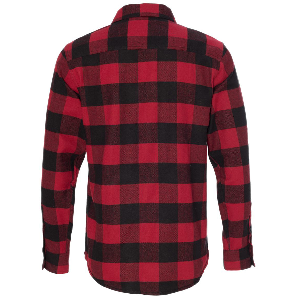 Black/Grey Flannel Shirt - Burnside - Stylish Design