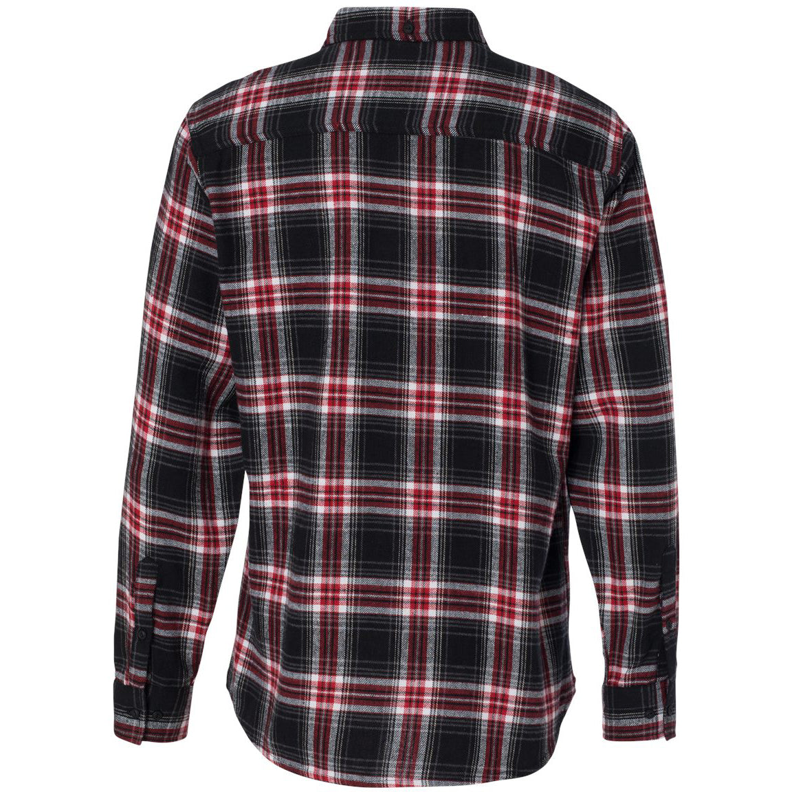 Black/Grey Flannel Shirt - Burnside - Stylish Design