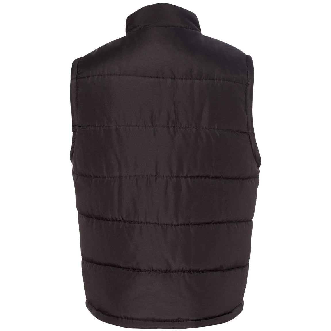 Black Puffer Vest - Burnside - Durable Insulation