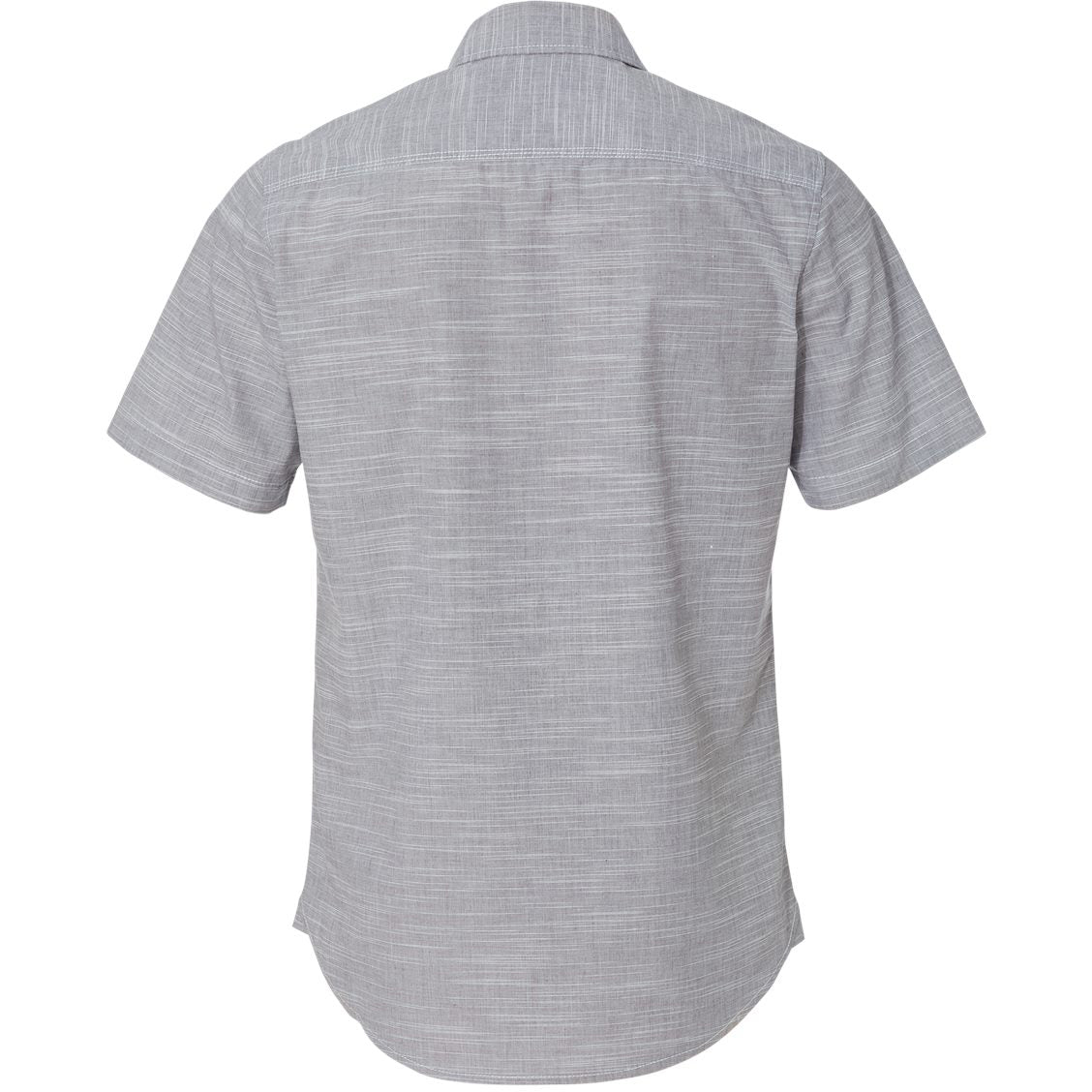 Black Button Up Shirt - Burnside - Textured Short Sleeve
