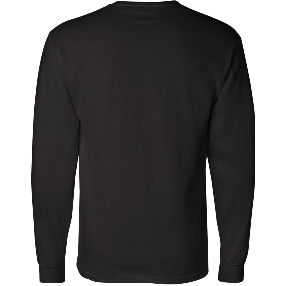 Black T-Shirts - Champion - Cotton Long Sleeve Tee