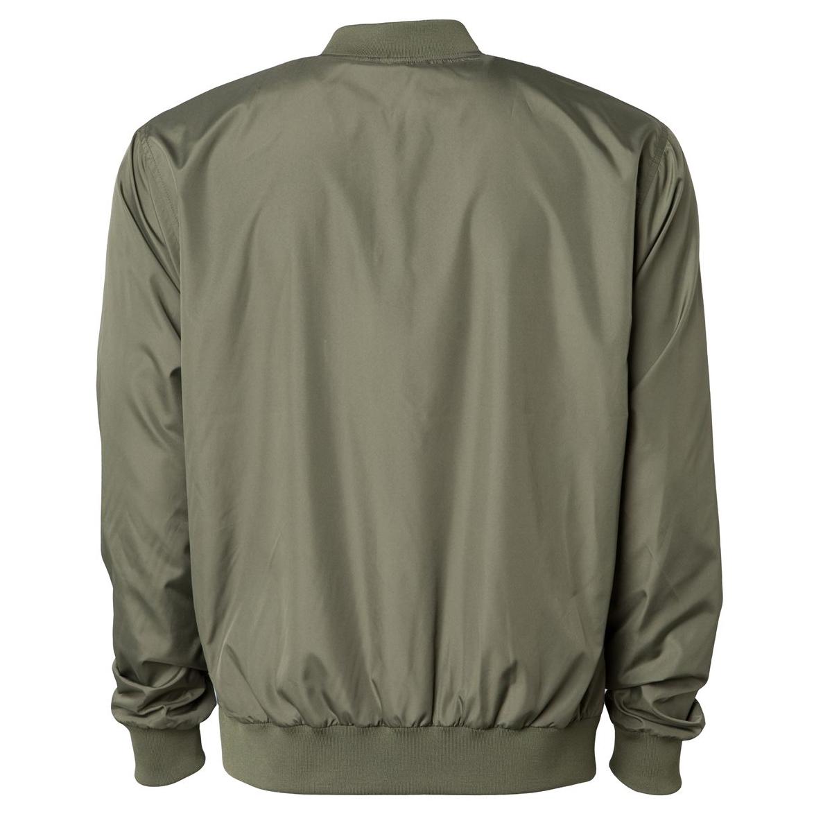 Black/White Stripes Jacket - Independent Trading Co. - Lightweight Design
