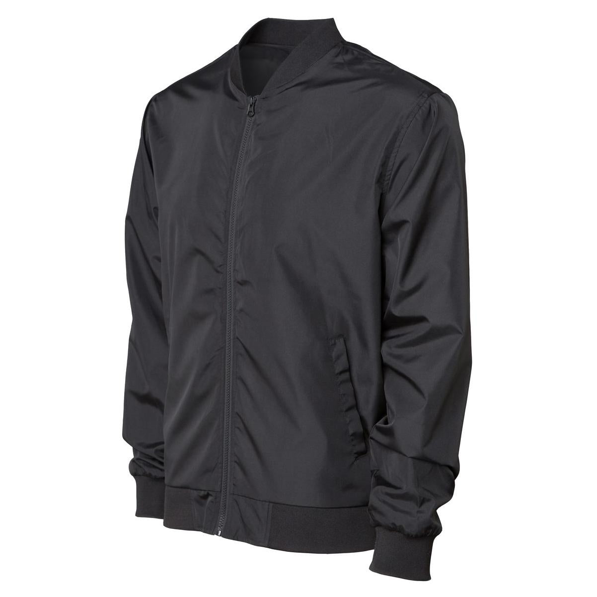 Black/White Stripes Jacket - Independent Trading Co. - Lightweight Design