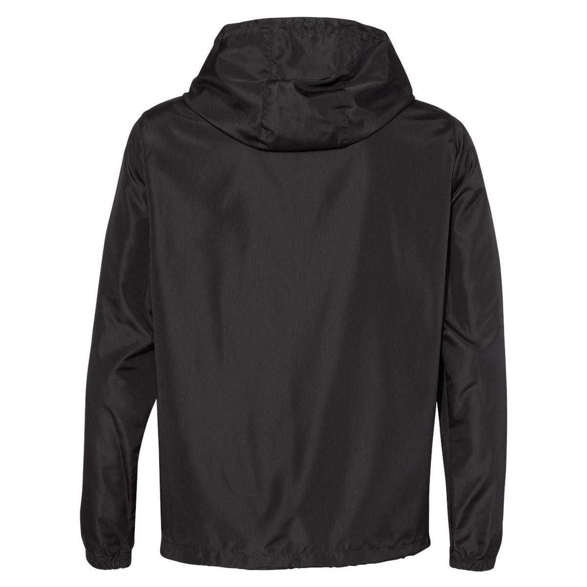 Black Windbreaker - Independent Trading Co. - Water Resistant