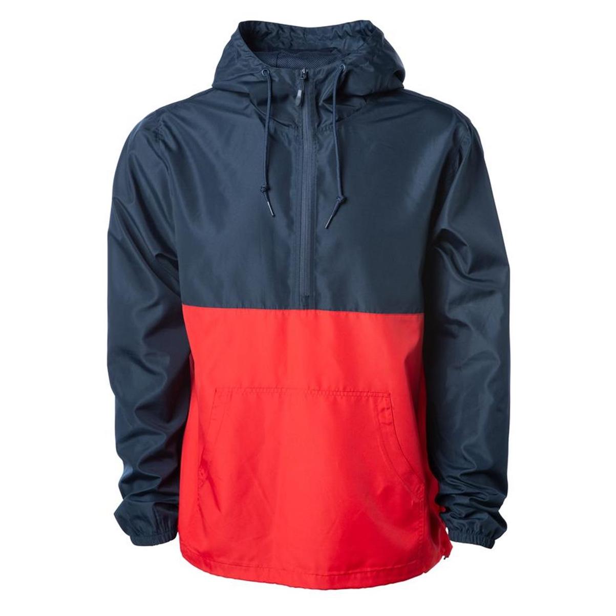 Black Windbreaker - Independent Trading Co. - Water Resistant
