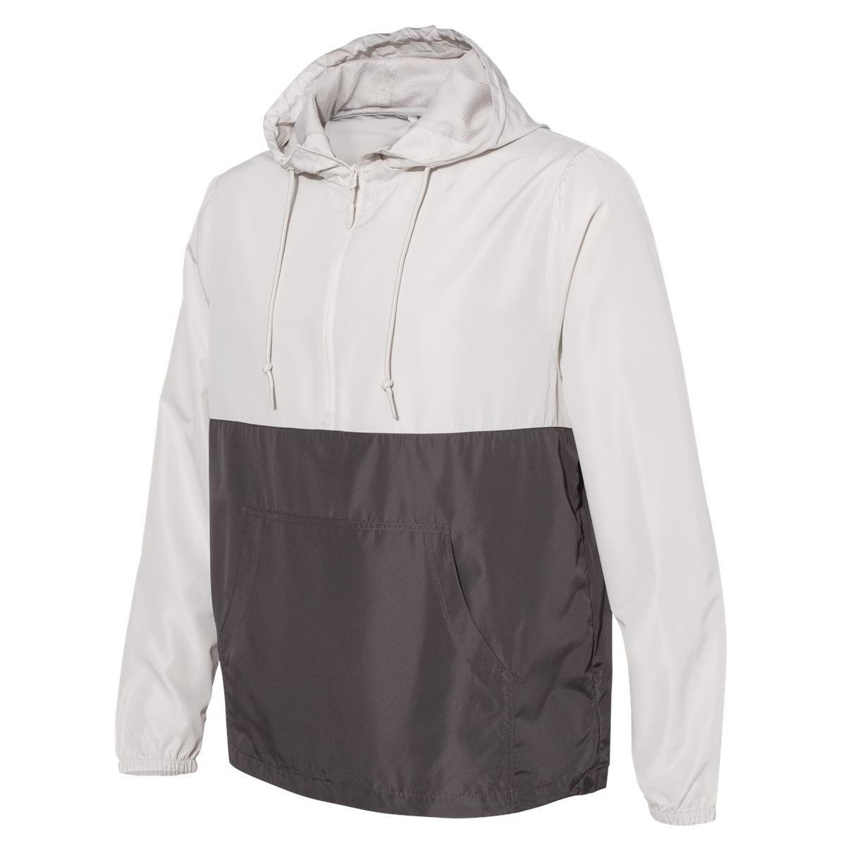 Black Windbreaker - Independent Trading Co. - Water Resistant