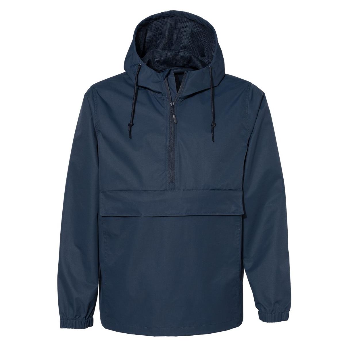 Black Windbreakers - Independent Trading Co. - Nylon Anorak