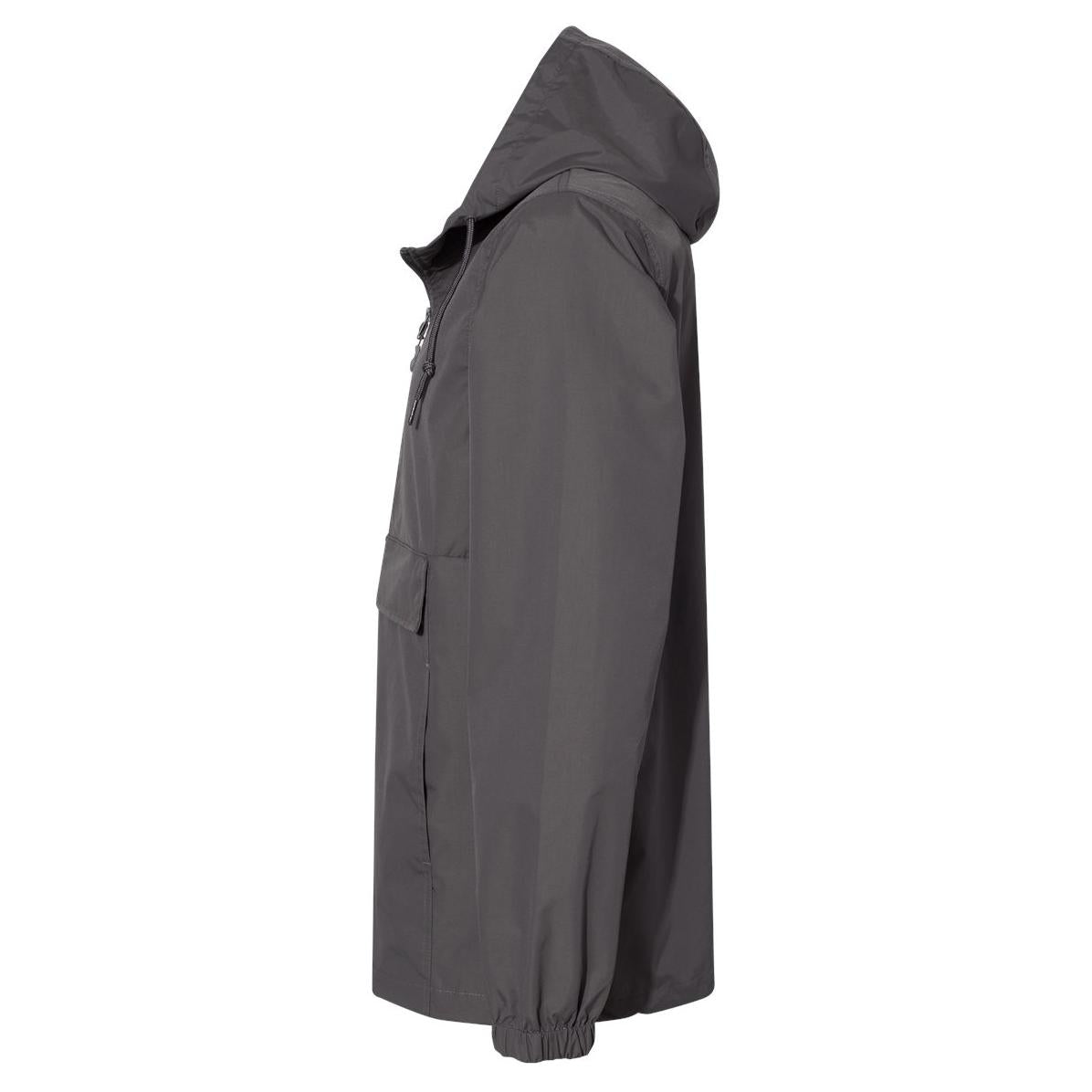 Black Windbreakers - Independent Trading Co. - Nylon Anorak