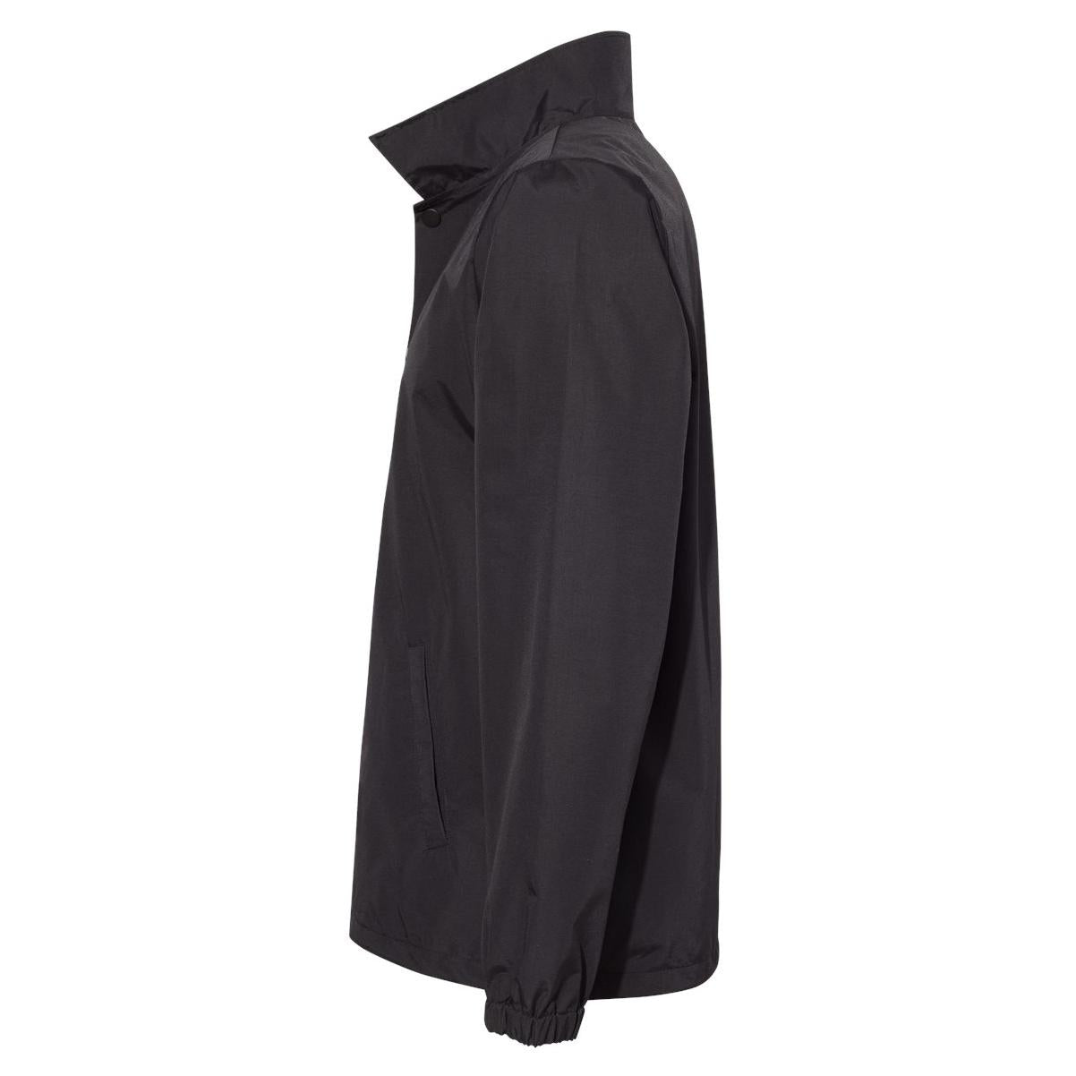 Black Windbreaker - Independent Trading Co. - Water-Resistant