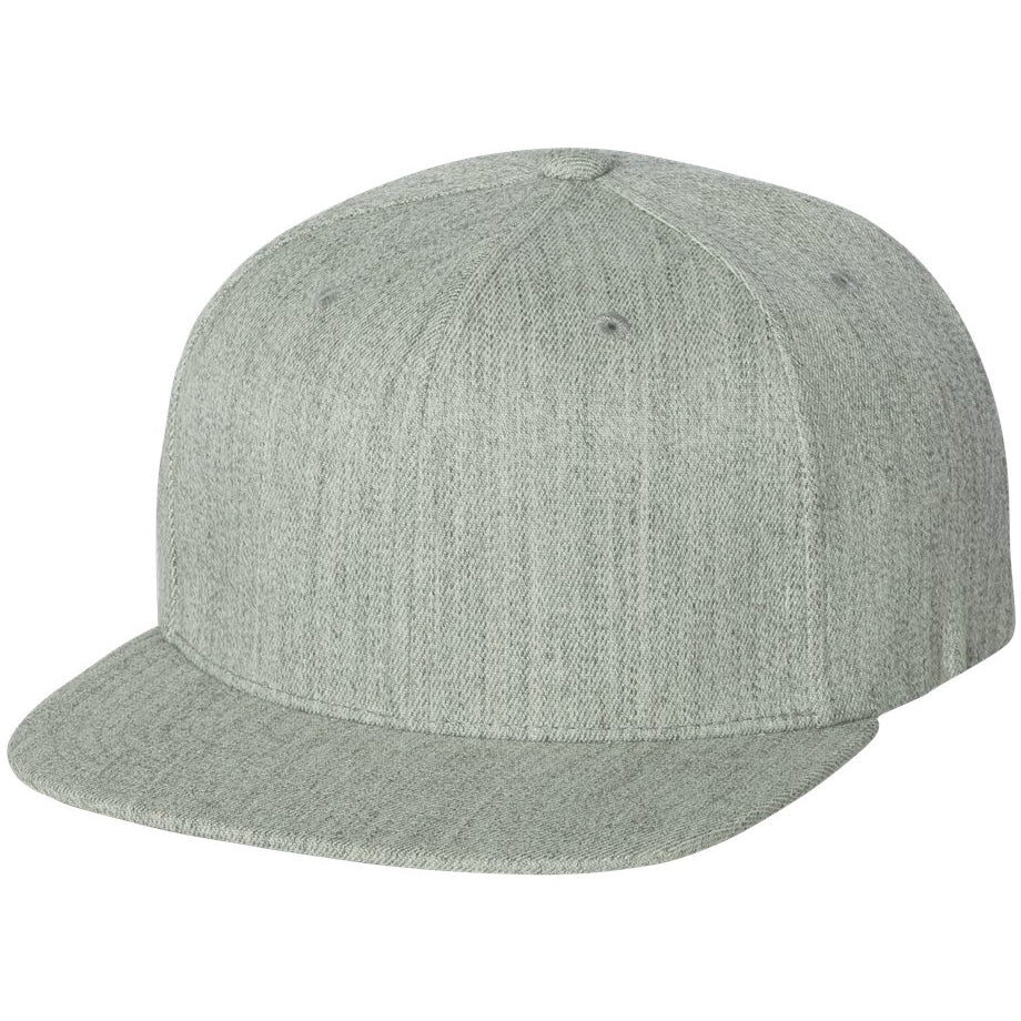 Black Flat Brim Hat - FlexFit - Stylish Snapback Cap