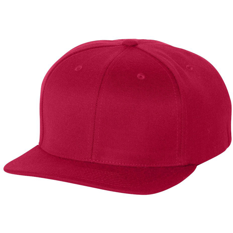 Black Flat Brim Hat - FlexFit - Stylish Snapback Cap