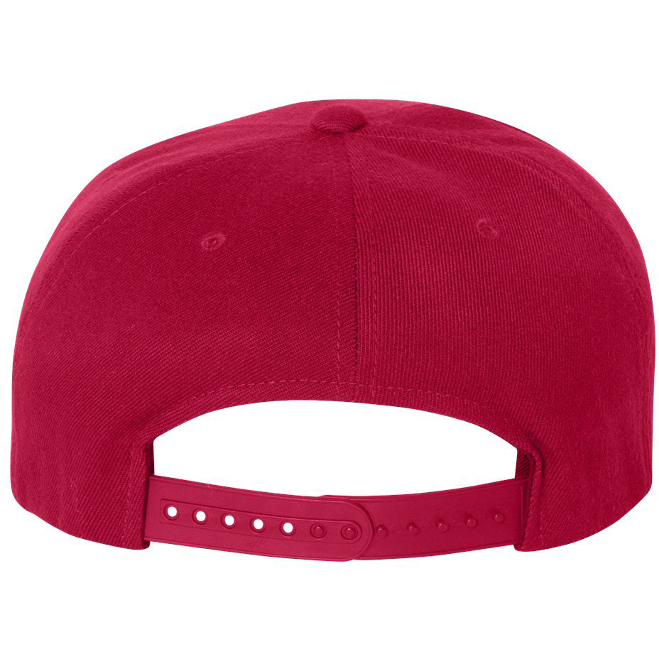 Black Flat Brim Hat - FlexFit - Stylish Snapback Cap