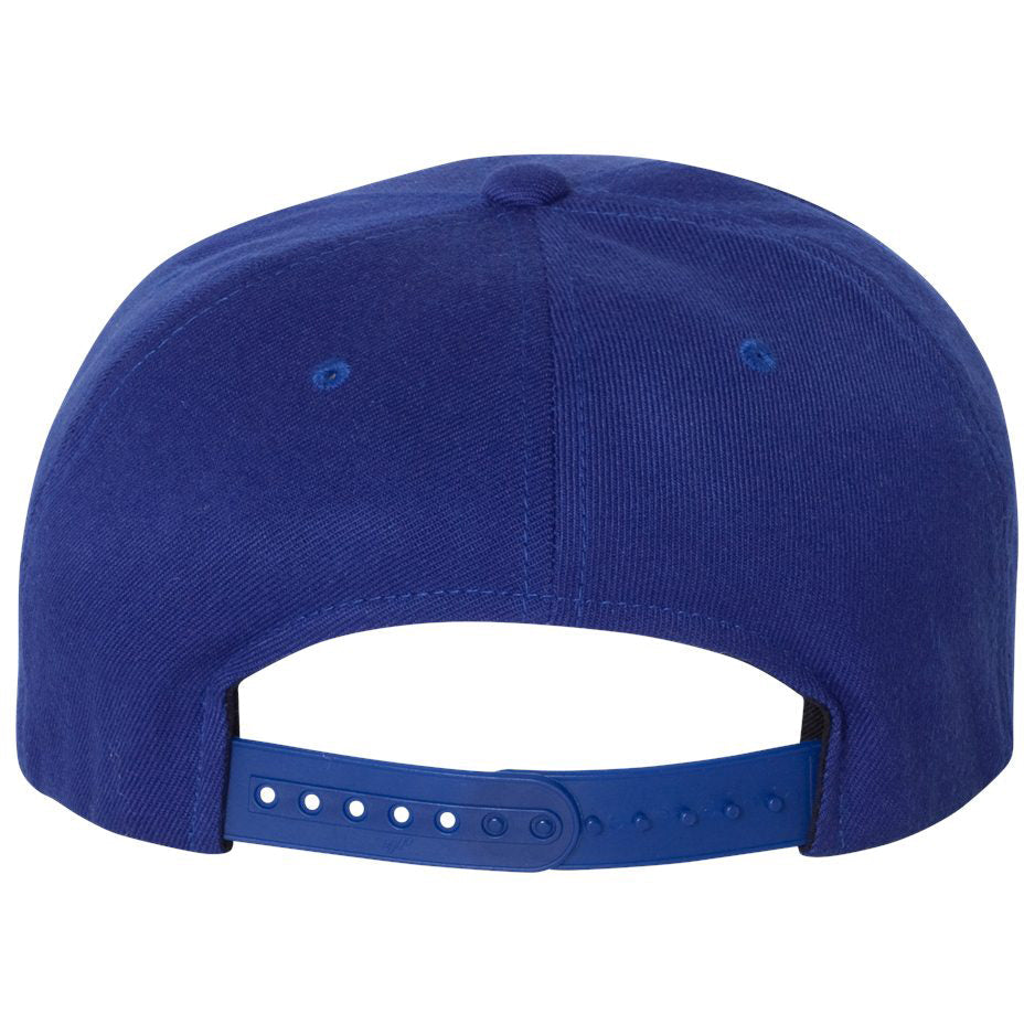 Black Flat Brim Hat - FlexFit - Stylish Snapback Cap