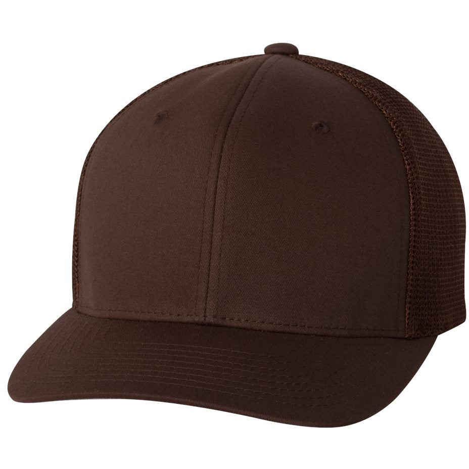 Black/White Ball Cap - FlexFit - Structured Design