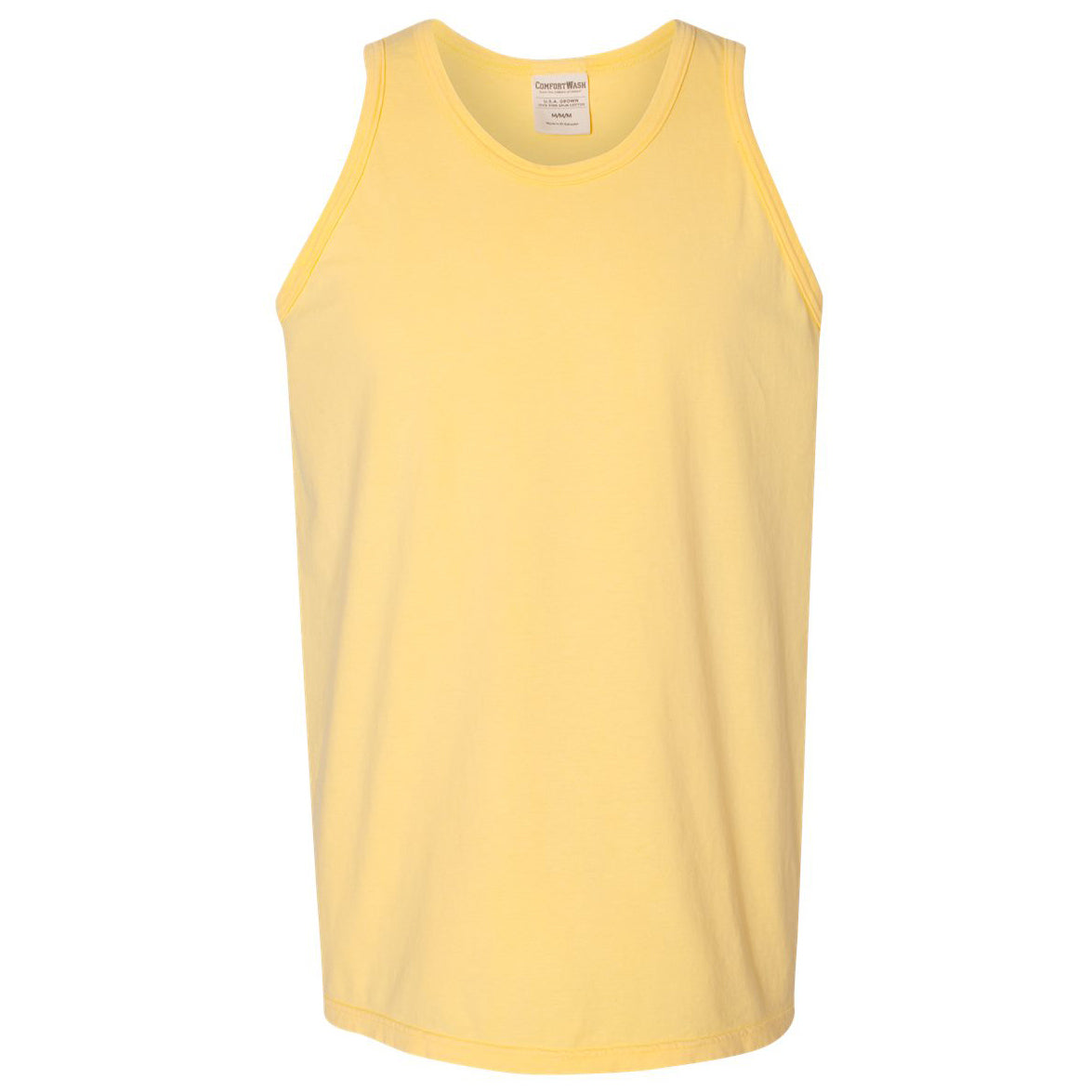 Black Tank Tops - ComfortWash - Garment-Dyed Fabric